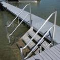 6 Step Aluminum Dock Stair with Handrail