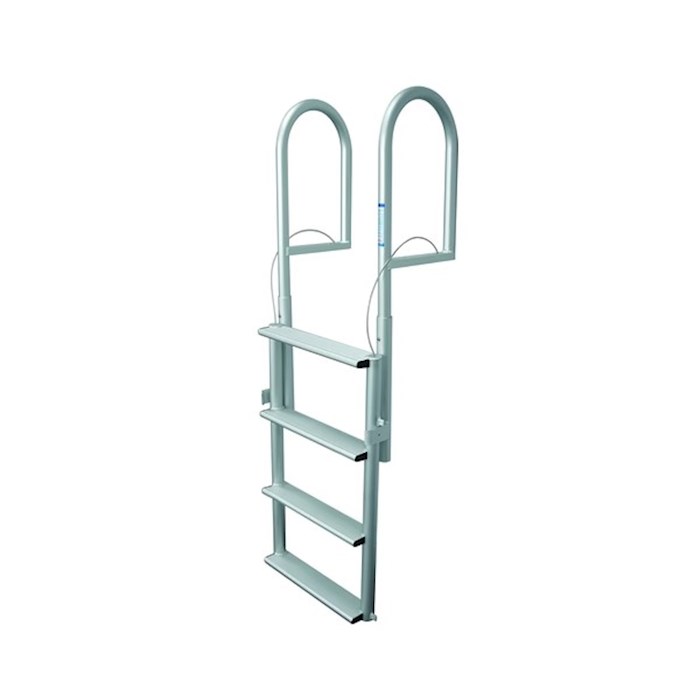 4 Wide Step Aluminum Lift Dock Ladder