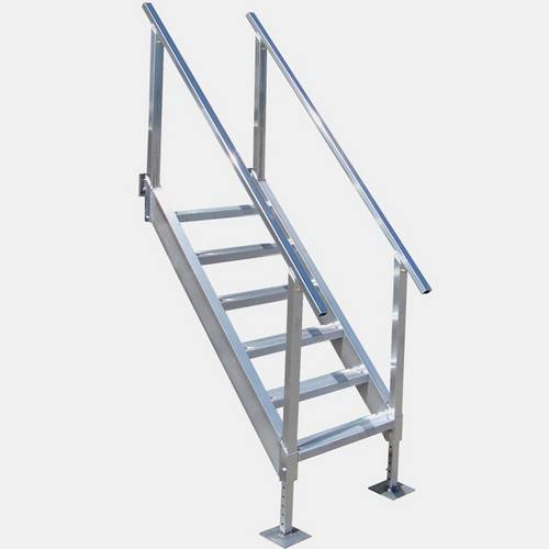 ShoreMaster Aluminum 6 Step Dock Stairs