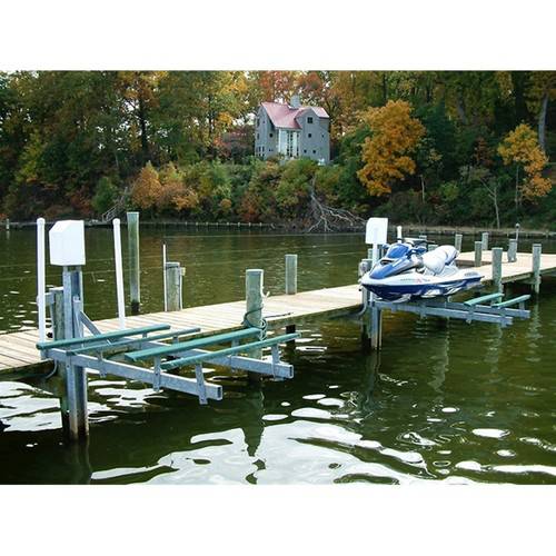 Mini Mag 1500 lb Capacity Dual Dock Mount Jet Ski Lift