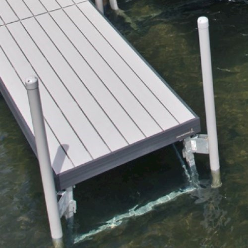 ShoreStation GlidePole Left Side Dock Bumper - Gray