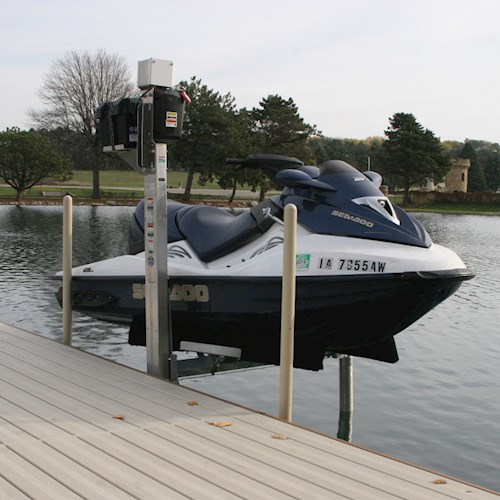 Dock Mount Jet Ski PWC Lifts | ShoreStation SS1053ED | Electric PWC Lift